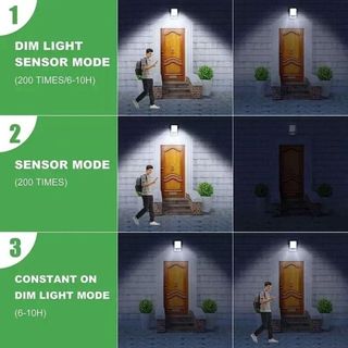 đèn kẹp cổng năng lượng mặt trời cảm biến khi có người đến hoặc sáng liên tục