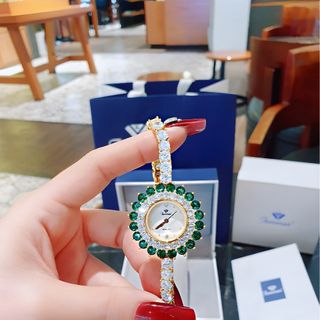 ĐỒNG HỒ NỮ CHÍNH HÃNG FUNMEI F2061 ĐÍNH CZ ĐI KÈM TEM KÍCH HOẠT ĐIỆN TỬ