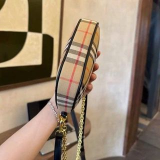 Túi xách nữ, túi đeo chéo họa tiết kẻ bbr 2 dây đeo đựng vừa điện thoại K590