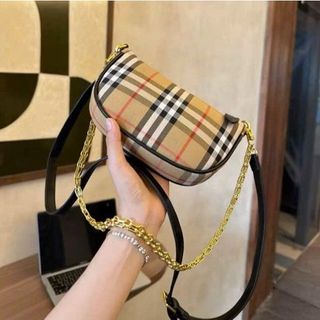 Túi xách nữ, túi đeo chéo họa tiết kẻ bbr 2 dây đeo đựng vừa điện thoại K590