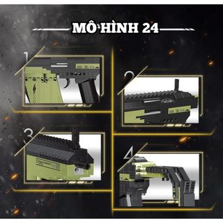 HỘP LẮP RÁP LEGO SÚNG
(BLOCK 8 HỘP