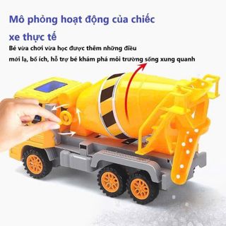 HỘP XE CÔNG TRÌNH ĐẨY TRỚN CÓ ÂM THANH
(TRỘN+BEN+CUỐC+CẨU)
(BỘ 4 HỘP)