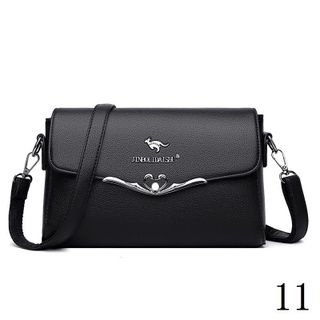 Túi xách nữ, túi đeo chéo da gạo nhiều ngăn khoá chuột dễ thương K488