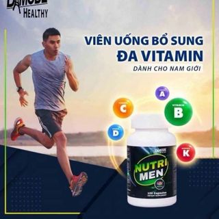 Viên uống bổ sung Vitamin khoáng chất NUTRIMEN Damode lọ 100 viên