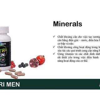 Viên uống bổ sung Vitamin khoáng chất NUTRIMEN Damode lọ 100 viên