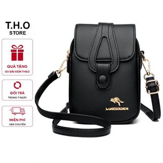 Túi xách nữ , túi đeo chéo đựng điện thoại da gạo kanguru K357