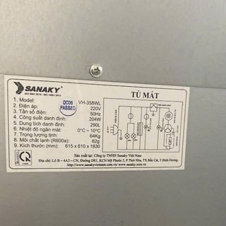 tủ đã qua sữ dụng còn mới trên 90% do không có nhu cầu sữ dụng đổi tủ lớn hơn nên thanh lý lại cho ac nào cần ạ