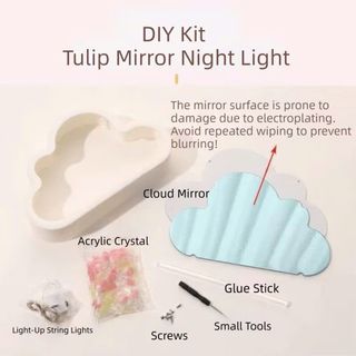 ĐÈN NGỦ DIY ĐÁM MÂY HOA TULIP