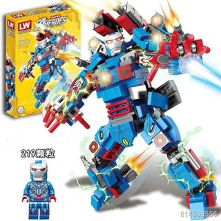 HỘP RÁP LEGO SIÊU ANH HÙNH
(BLOCK 4 HỘP