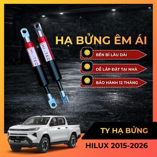 Ty hạ bửng dành cho Hilux 2015-2026 - HitechCar4X4, Hạ bửng êm ái nhẹ nhàng