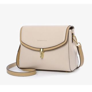 Túi xách nữ, túi đeo chéo khoá bút 3 ngăn da trơn cao cấp K483