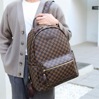 Balo đi học, ba lô di chơi kẻ caro size 40 đựng vừa laptop, a4 K570