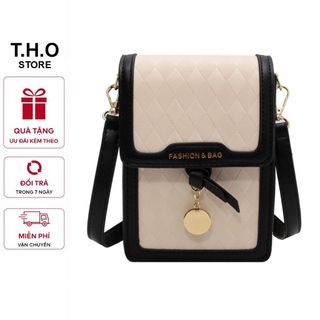 Túi xách nữ, túi đeo chéo cốp điện thoại ô trám đồng xu K89