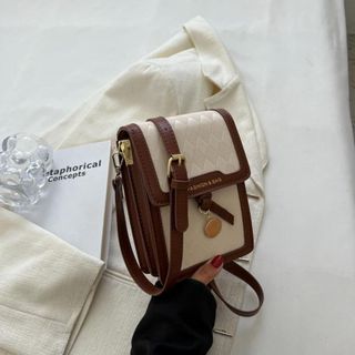 Túi xách nữ, túi đeo chéo cốp điện thoại ô trám đồng xu K89