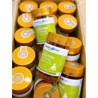 Viên uống Mầm đậu nành Healthy Care Super Lecithin 1200mg của Úc HŨ 100 viên