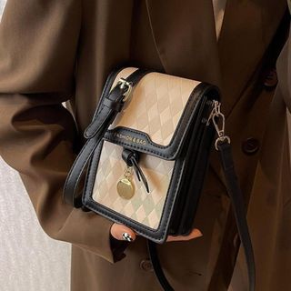 Túi xách nữ, túi đeo chéo cốp điện thoại ô trám đồng xu K89