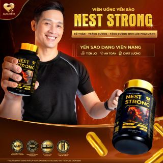 VIÊN UỐNG YẾN SÀO NEST STRONG TĂNG CƯỜNG SINH LÝ NAM GIỚI L-ARGININE 9.000MG, KẼM 7.200MG