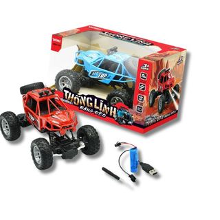 HỘP XE ĐỊA HÌNH 6 BÁNH ĐIÈU KHIỂN
(PIN SẠC)