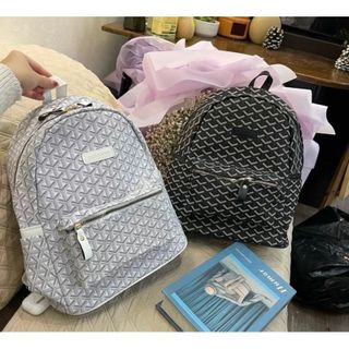 Balô đi học, balo đi chơi họa tiết vân cá gắn đinh đựng vừa lap14 và sách vở K448