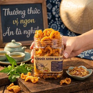 CÁ ĐUỐI CHIÊN GIÒN BƠ TỎI – NGON BẤT BẠI 250G - WINNIE HOUSE
