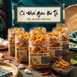 CÁ ĐUỐI CHIÊN GIÒN BƠ TỎI – NGON BẤT BẠI 250G - WINNIE HOUSE