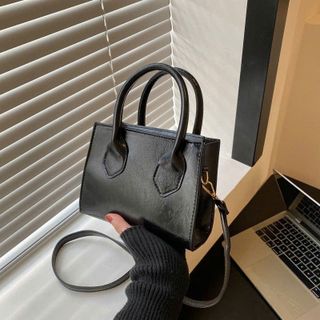 Túi xách nữ, túi đeo chéo hai quai trơn có dây đeo chéo K543