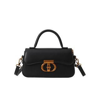 Túi xách nữ, túi deo chéo da trơn khóa T K356