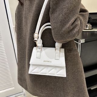 Túi xách nữ, túi đeo chéo hai quai trần chỉ jinpewpew K430