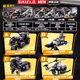 HỘP LẮP RÁP LEGO CẢNH SÁT CƠ ĐỘNG
(BLOCK 4 HỘP)