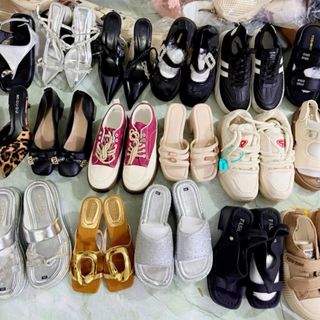 THANH LÝ LÔ GIÀY DÉP New mẫu lộn xộn như hình