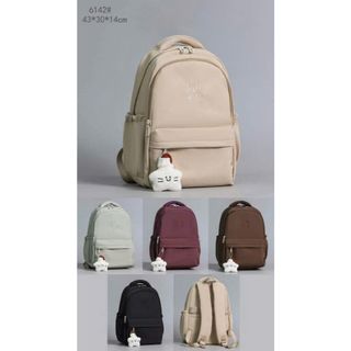 BALO BASIC NỮ HÀN QUỐC A6142 – CHỐNG NƯỚC, KÈM GẤU SIÊU XINH - PIPI STORE