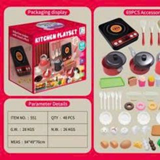 HỘP BẾP TỪ KÈM DỤNG CỤ NẤU ĂN NHIỀU CHI TIẾT
(DÙNG PIN)