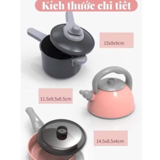 HỘP BẾP TỪ KÈM DỤNG CỤ NẤU ĂN NHIỀU CHI TIẾT
(DÙNG PIN)