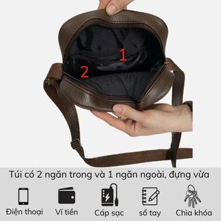 TÚI ĐEO CHÉO DA CAO CẤP MINTAS – THIẾT KẾ SANG TRỌNG, HÀNG XƯỞNG GIÁ TỐT