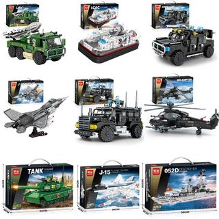 HỘP RÁP LEGO QUÂN SỰ
 (BỘ 3 HỘP)