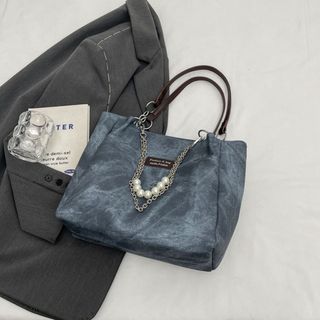 Túi xách nữ, túi đeo chéo đeo vai công sở vải bò tặng kèm móc treo mây đựng vừa a4 K614