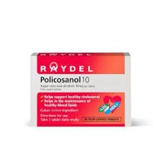 Viên uống giảm mỡ máu Raydel Policosanol 10mg - Hỗ trợ cholesterol và lipid máu - Sản phẩm nhập khẩu Úc