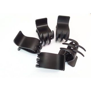 Kẹp tóc càng cua 3 răng loại đẹp nhựa dẻo ABS+ set 6 chiếc