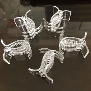 Kẹp tóc càng cua 3 răng loại đẹp nhựa dẻo ABS+ set 6 chiếc