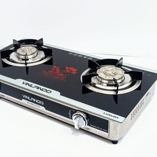 BẾP GAS ĐÔI MẶT KÍNH VINLANDO MODEL- VN6607 M2