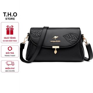 Túi xách nữ, túi đeo chéo khóa gập kankaro K348