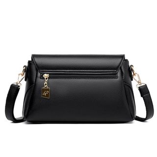 Túi xách nữ, túi đeo chéo khóa gập kankaro K348