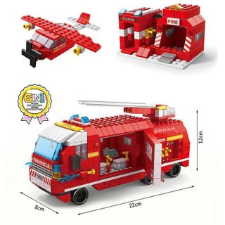 HỘP LẮP RÁP LEGO CITY CỨU HOẢ
(BLOCK 4 HỘP)