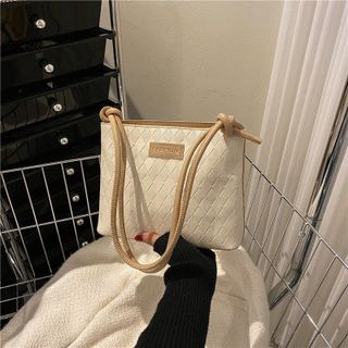 Túi xách nữ, túi đeo chéo công sở in ô vuông quai tròn form đẹp K514