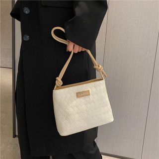 Túi xách nữ, túi đeo chéo công sở in ô vuông quai tròn form đẹp K514