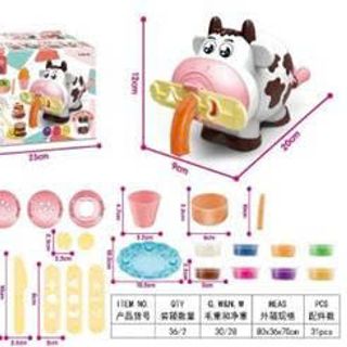 HỘP ĐẤT NẶN LÀM MÌ HÌNH BÒ SỮA