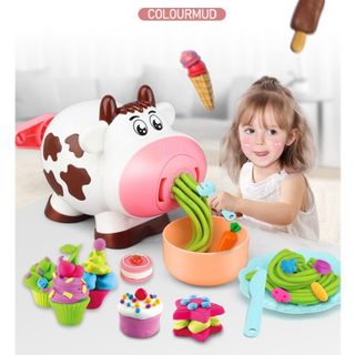 HỘP ĐẤT NẶN LÀM MÌ HÌNH BÒ SỮA