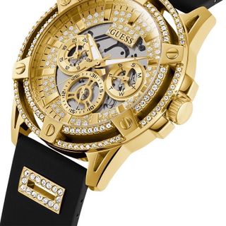 ĐỒNG HỒ NỮ CAO CẤP GUECS MẶT CHONOGRAPH GOLD DÂY CAO SU