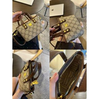 Túi xách nữ, túi đeo chéo công sở in họa tiết gấu tặng kèm tag treo K513