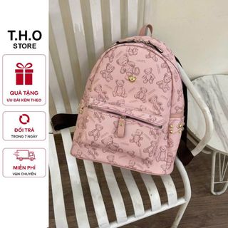 Ba lô đi học, balo đi chơi in hoạ tiết gấu size 40 đựng vừa lap 14" sách vở a4 các loại K394